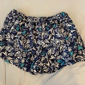 multi colored patagonia shorts